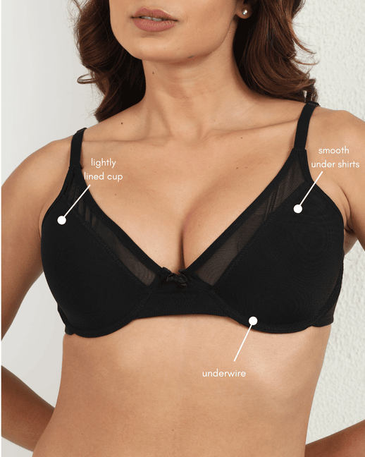 Classic Mesh You Bra & Cloud Brief